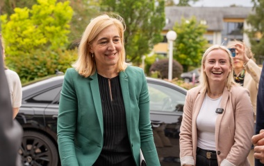 Nina Warken MdB und Bianca Heine, Foto: Edgar Stütz