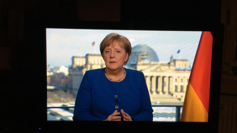 Fernsehansprache von Bundeskanzlerin Angela Merkel 