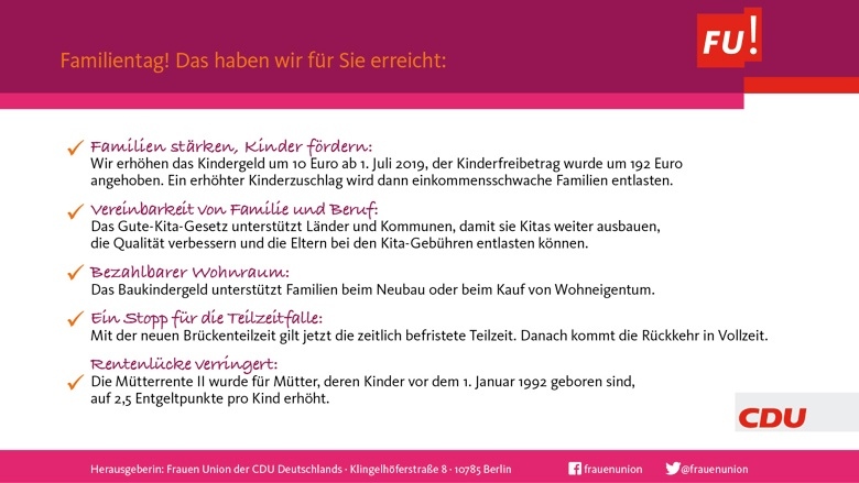 Internationaler Tag der Familie!