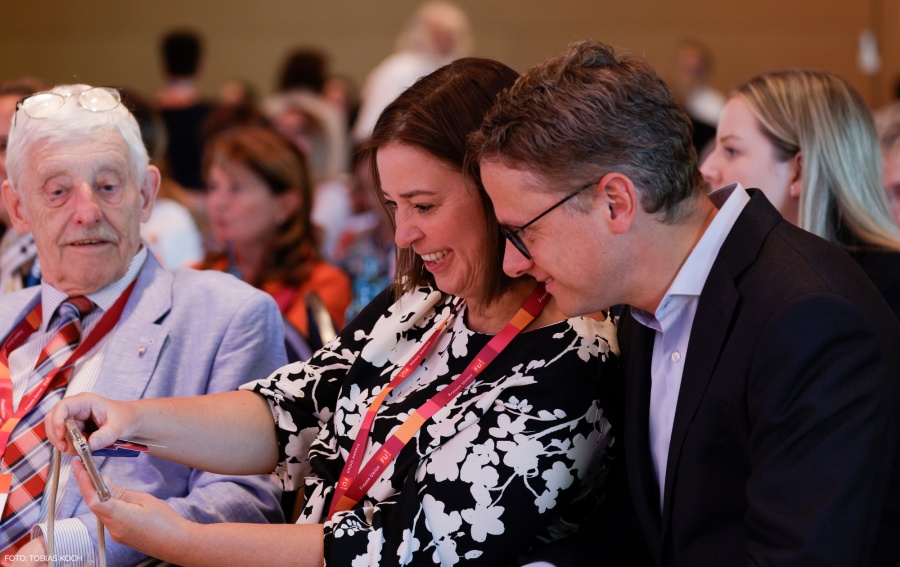 Yvonne Magwas und CDU Generalsekretär Carsten LInnemann